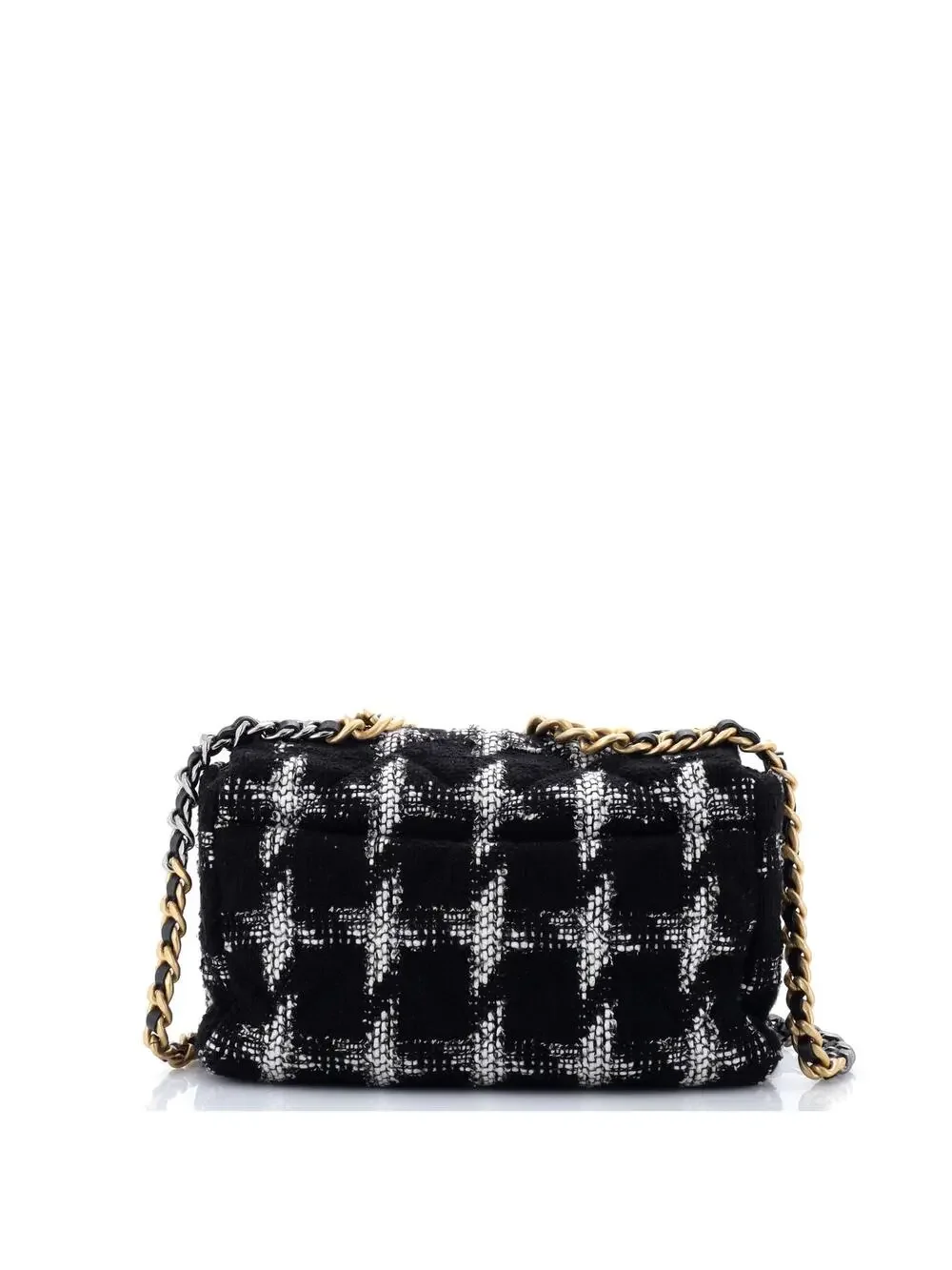 Chanel 19 Flap Bag Quilted Tweed Large #243953C47B